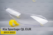 Скло фари KIA Sportage QL EUR (2015-2022) праве