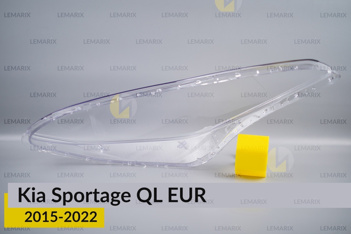 Скло фари KIA Sportage QL EUR (2015-2022) праве