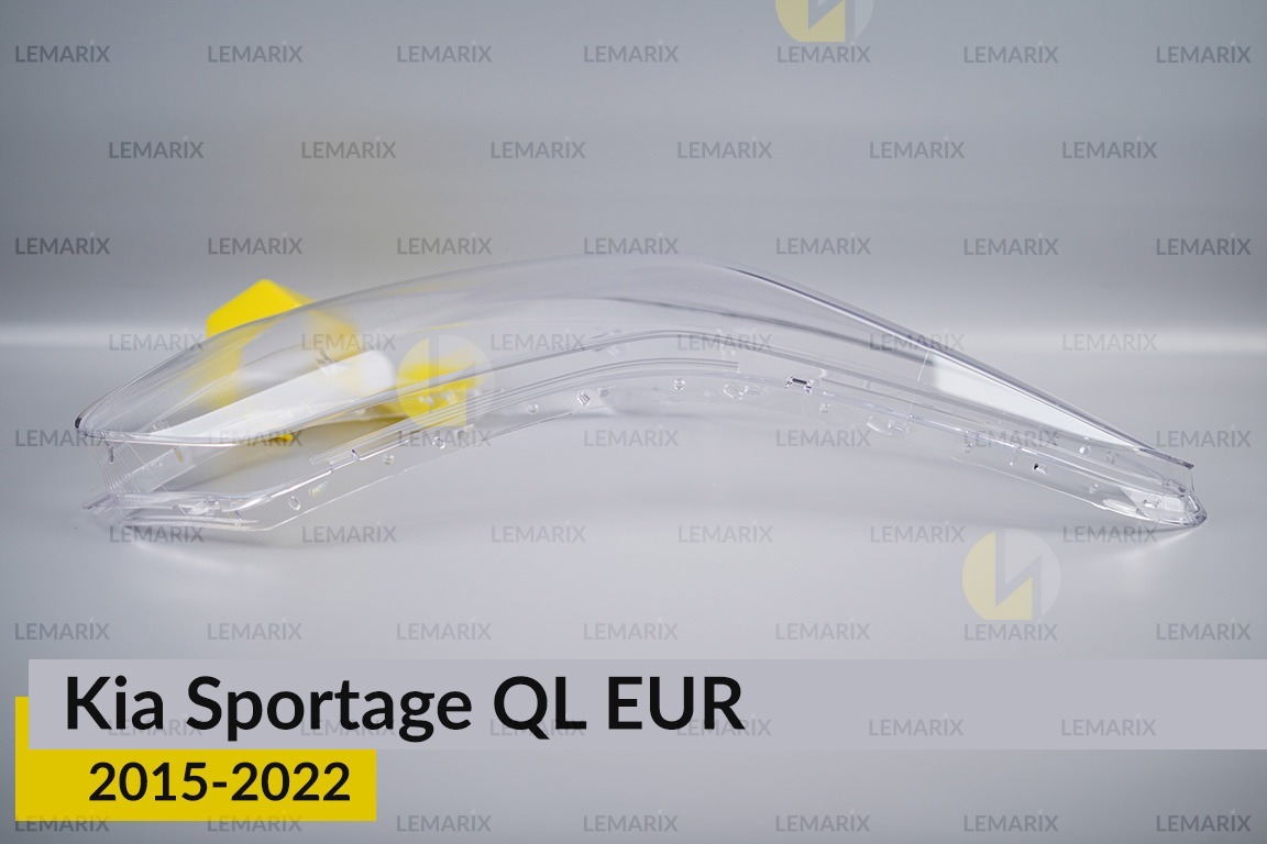 Скло фари KIA Sportage QL EUR (2015-2022) праве