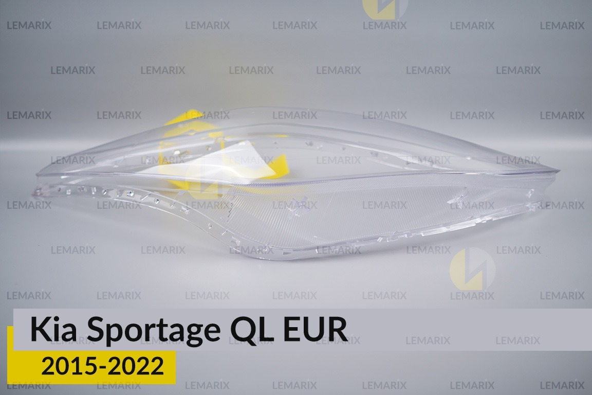 Скло фари KIA Sportage QL EUR (2015-2022) праве