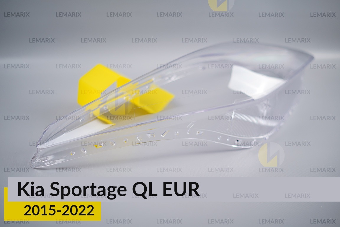 Скло фари KIA Sportage QL EUR (2015-2022) праве