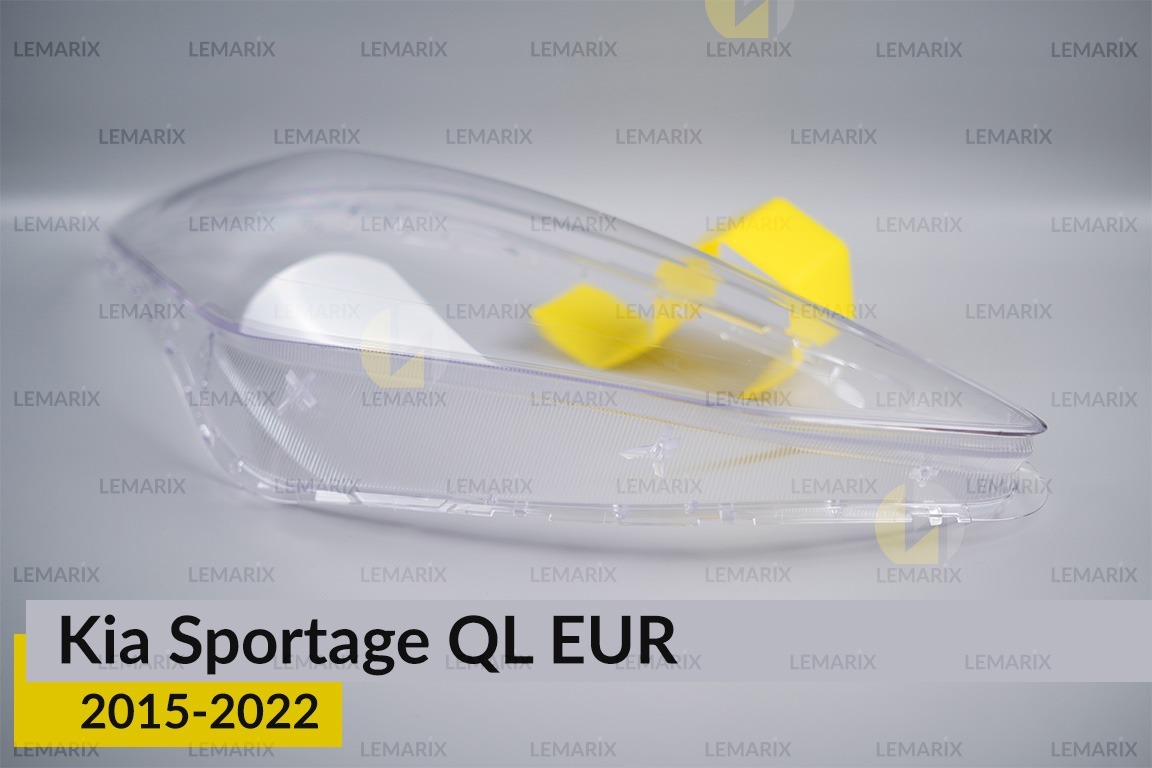 Скло фари KIA Sportage QL EUR (2015-2022) праве