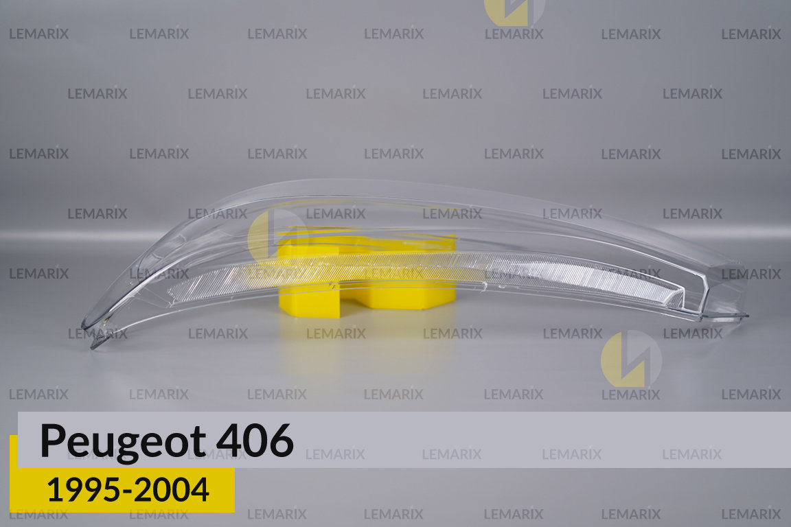 Скло фари Peugeot 406 (1995-2004) ліве