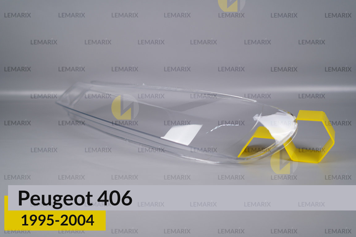 Скло фари Peugeot 406 (1995-2004) ліве