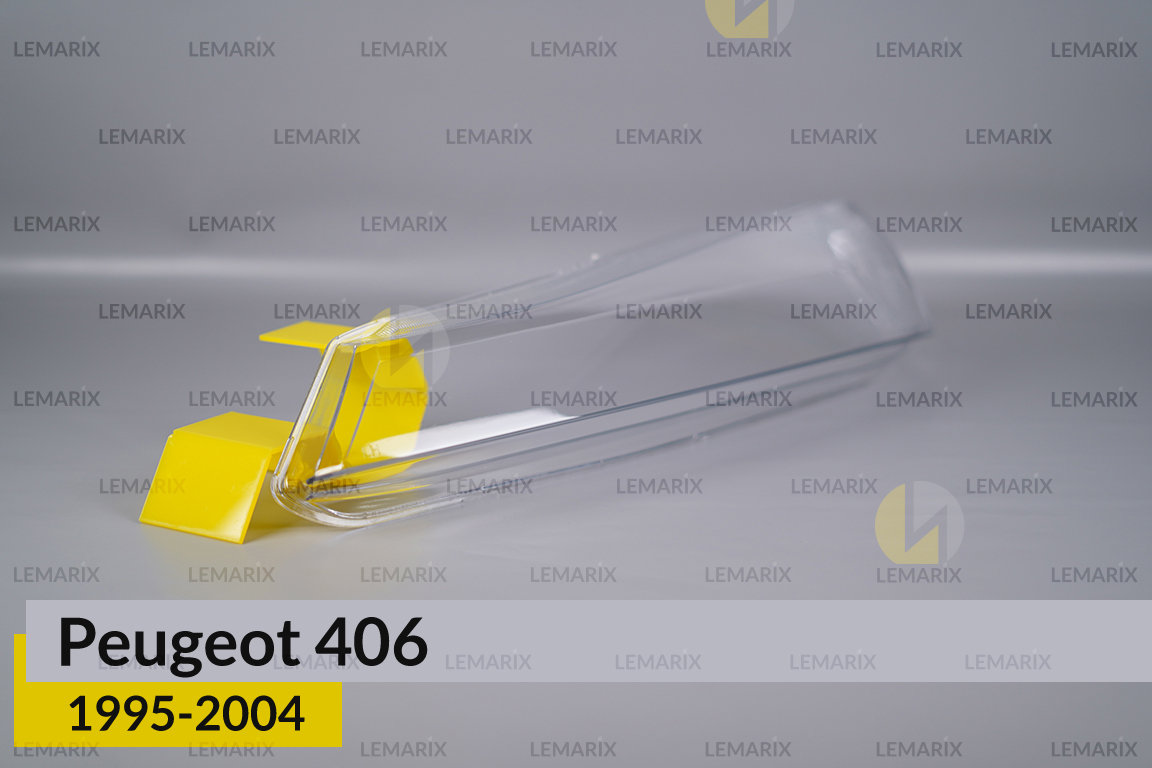 Скло фари Peugeot 406 (1995-2004) ліве