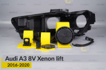 Сервісний комплект корпуса фар Audi A3 8V Xenon (2016-2020) рест лівий