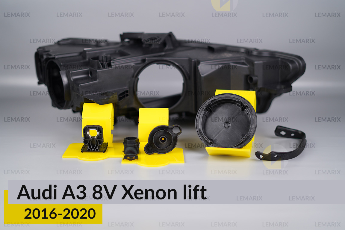 Сервісний комплект корпуса фар Audi A3 8V Xenon (2016-2020) рест лівий