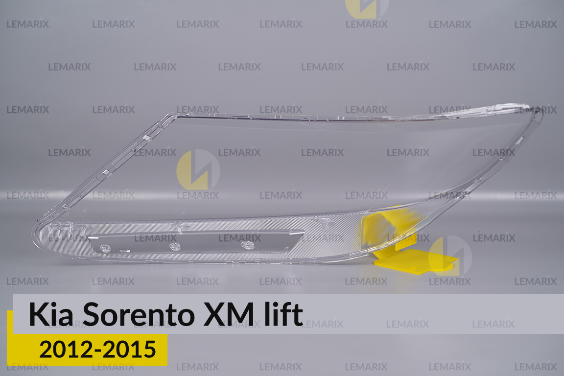 Скло фари KIA Sorento XM (2012-2015) рест праве