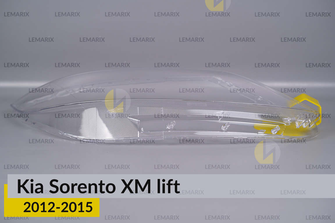 Скло фари KIA Sorento XM (2012-2015) рест праве