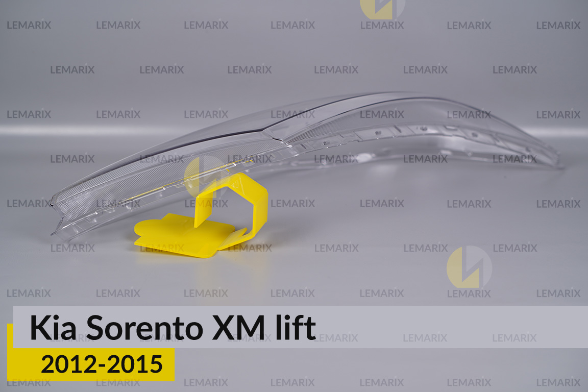 Скло фари KIA Sorento XM (2012-2015) рест праве