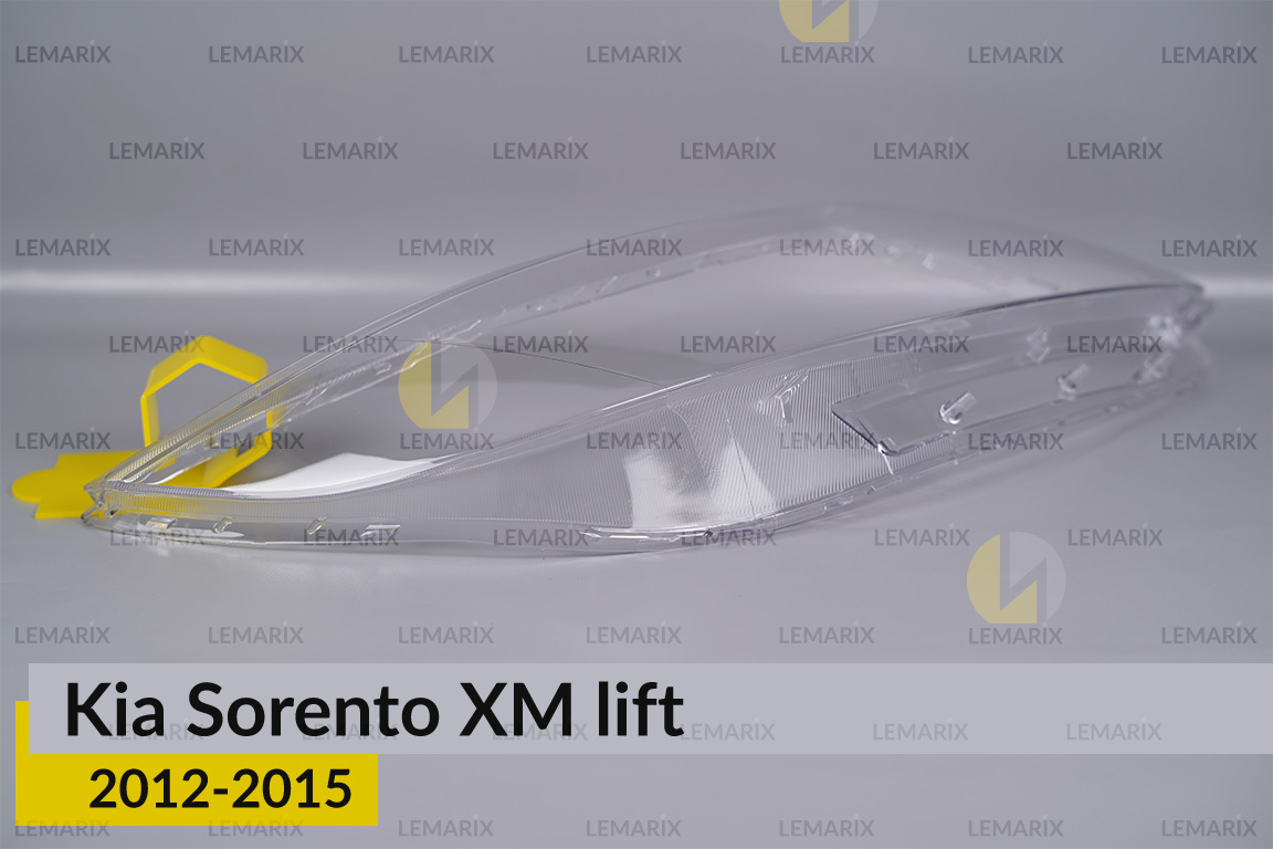 Скло фари KIA Sorento XM (2012-2015) рест праве