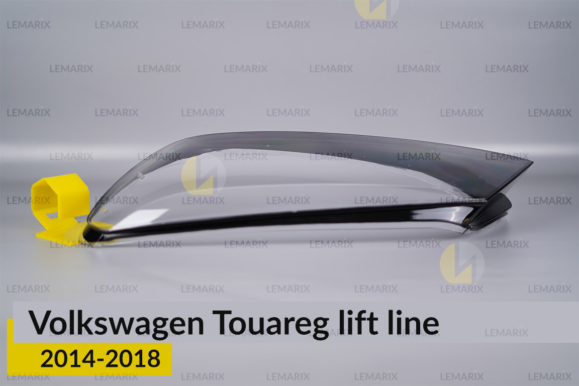 Скло фари VW Volkswagen Touareg (2014-2018) полоска рест ліве