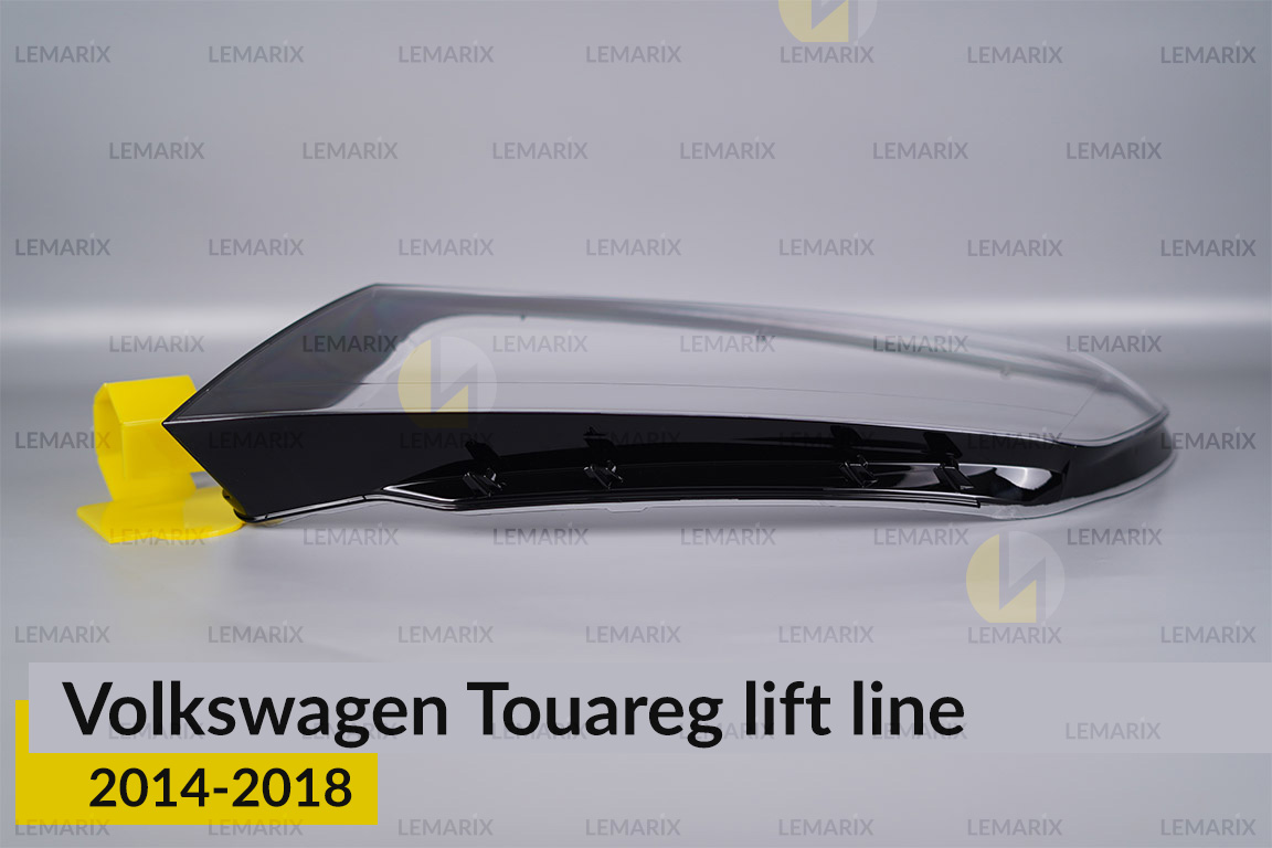 Скло фари VW Volkswagen Touareg (2014-2018) полоска рест ліве