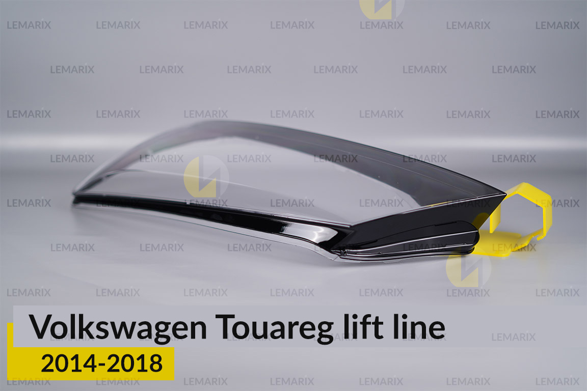 Скло фари VW Volkswagen Touareg (2014-2018) полоска рест ліве