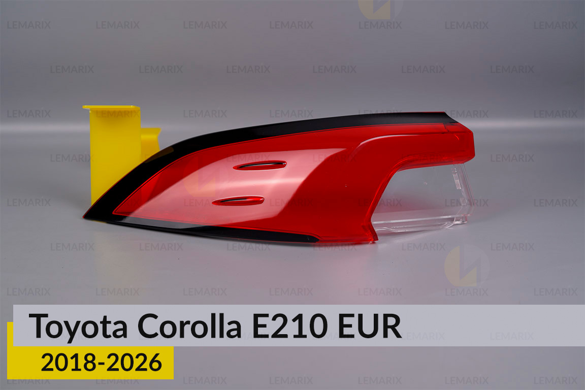 Скло заднього ліхтаря зовнішнє в крилі Toyota Corolla E210 EUR (2018-2026) ліве