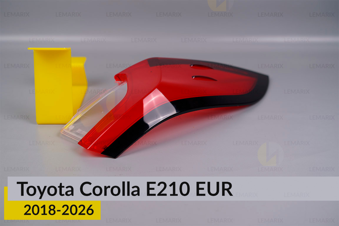 Скло заднього ліхтаря зовнішнє в крилі Toyota Corolla E210 EUR (2018-2026) ліве