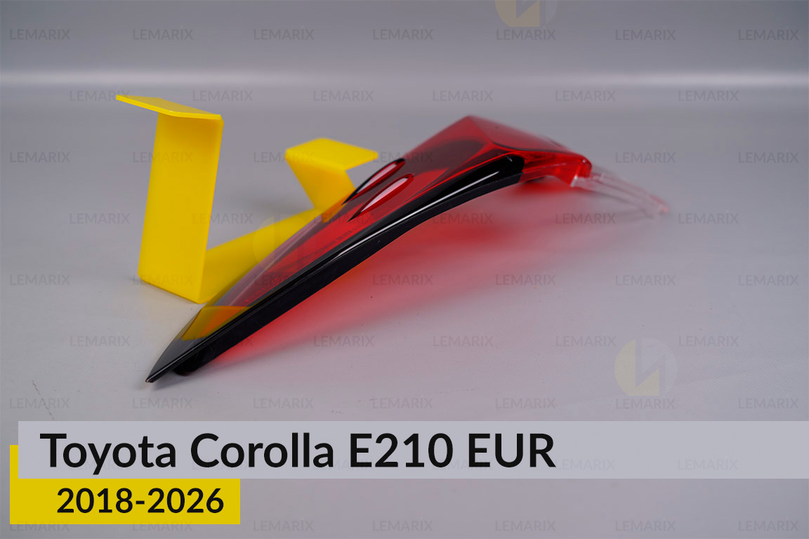 Скло заднього ліхтаря зовнішнє в крилі Toyota Corolla E210 EUR (2018-2026) ліве