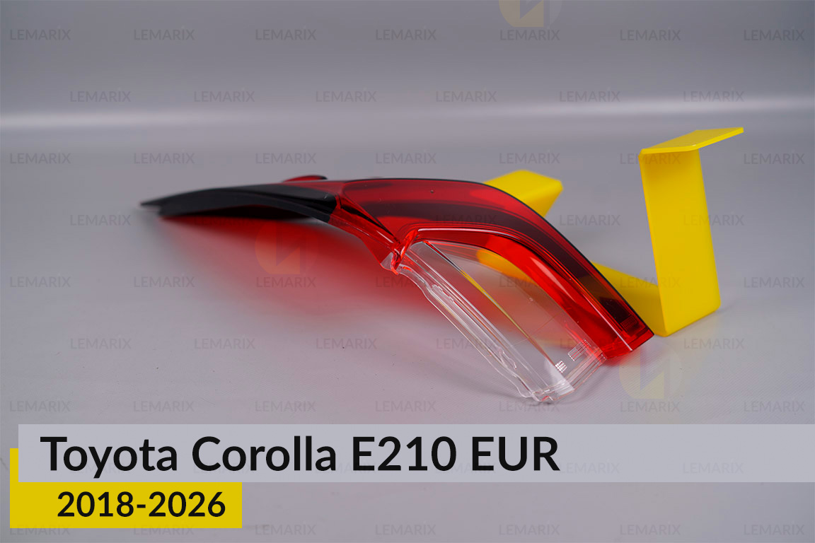 Скло заднього ліхтаря зовнішнє в крилі Toyota Corolla E210 EUR (2018-2026) ліве
