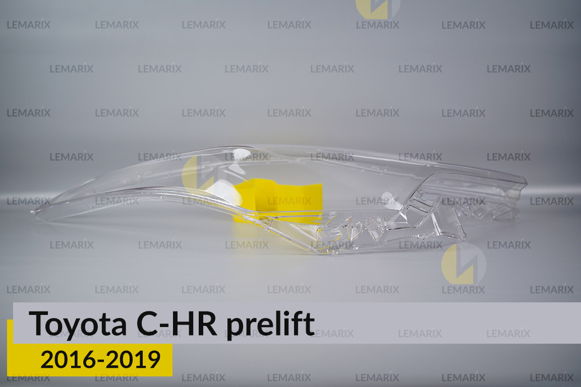 Скло фари Toyota C-HR (2016-2019) дорест праве