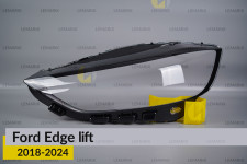 Скло фари Ford Edge (2018-2024) рест ліве