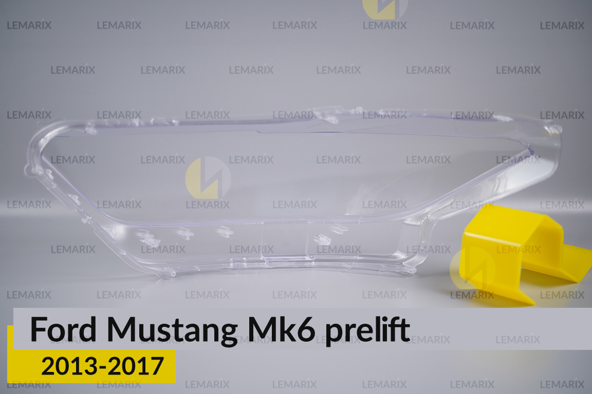 Скло фари Ford Mustang Mk6 (2013-2017) дорест праве