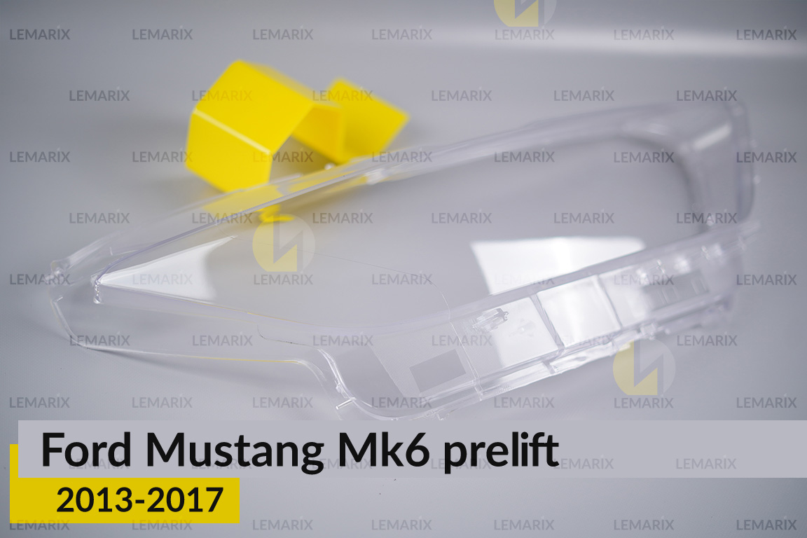 Скло фари Ford Mustang Mk6 (2013-2017) дорест праве