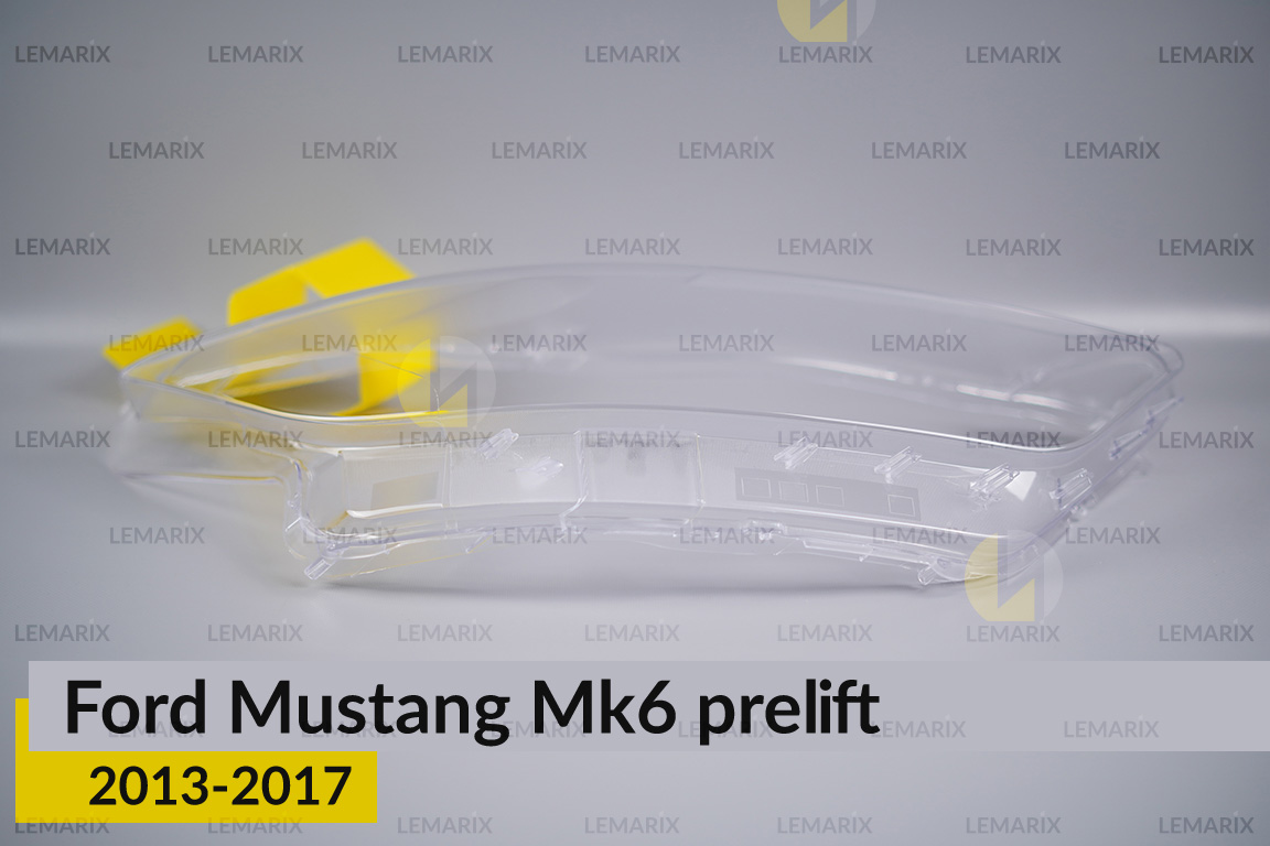 Скло фари Ford Mustang Mk6 (2013-2017) дорест праве