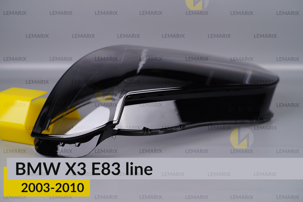 Скло фари BMW X3 E83 (2003-2010) полоска ліве