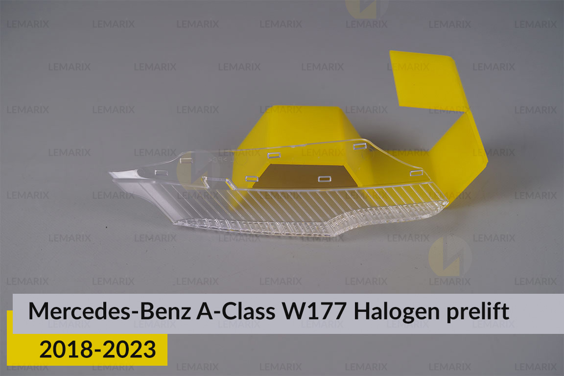 Декоративний абажур фари нижній Mercedes-Benz A-Class W177 Halogen (2018-2023) дорест лівий