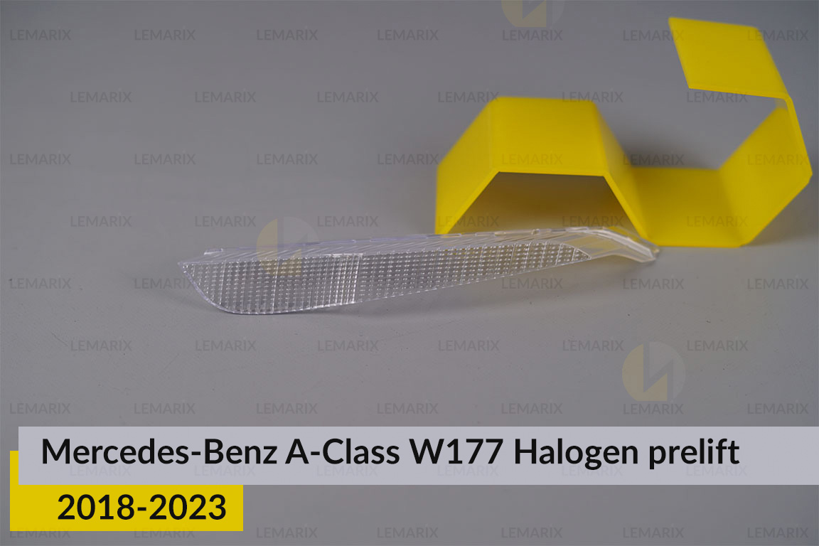 Декоративний абажур фари нижній Mercedes-Benz A-Class W177 Halogen (2018-2023) дорест лівий
