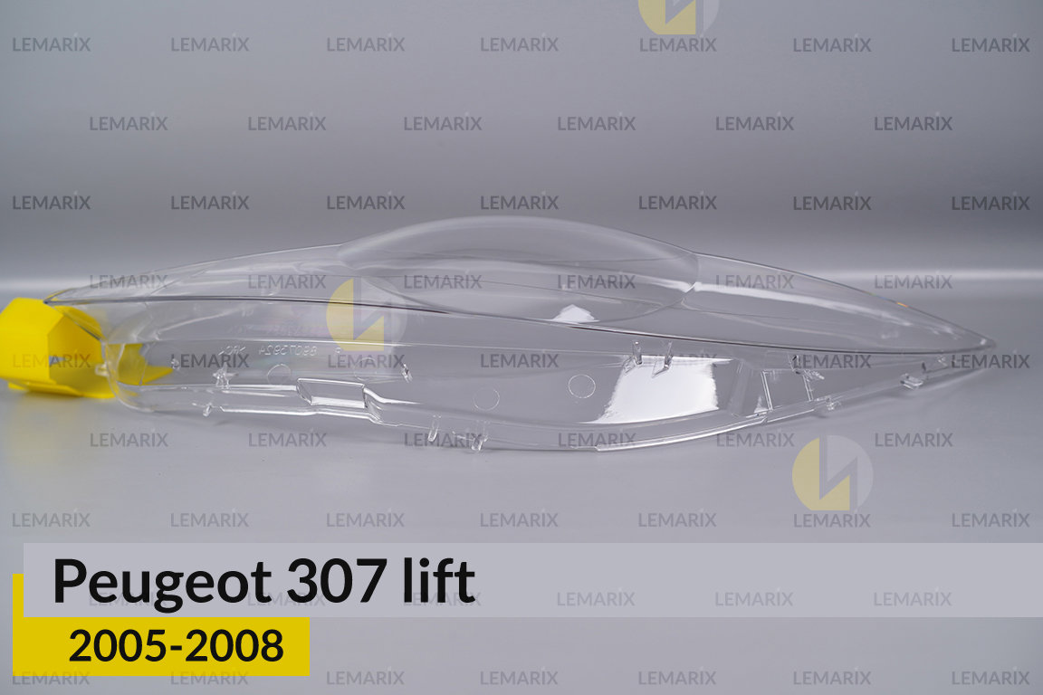 Скло фари Peugeot 307 (2005-2008) рест ліве