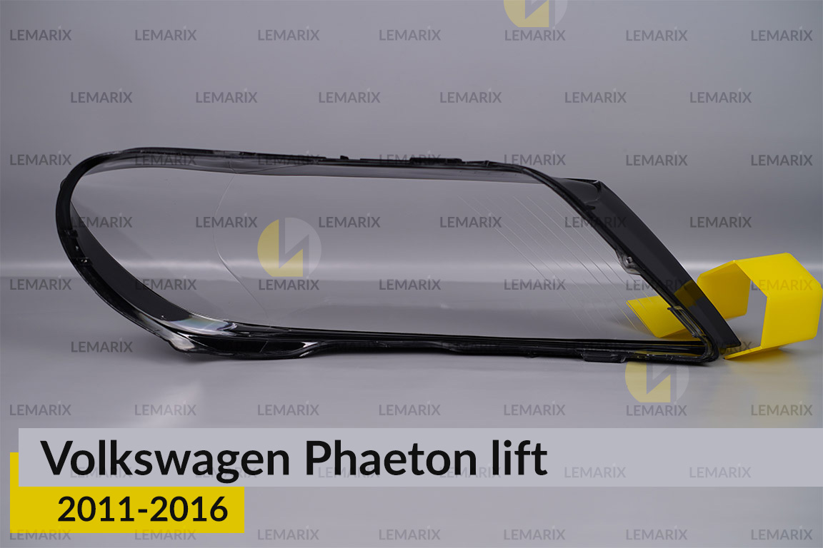 Скло фари VW Volkswagen Phaeton (2011-2016) рест ліве