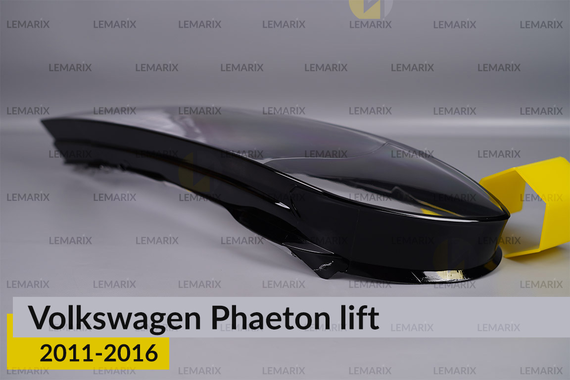 Скло фари VW Volkswagen Phaeton (2011-2016) рест ліве