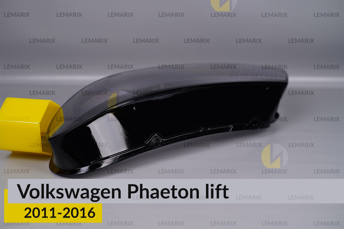 Скло фари VW Volkswagen Phaeton (2011-2016) рест ліве