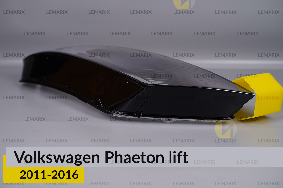 Скло фари VW Volkswagen Phaeton (2011-2016) рест ліве