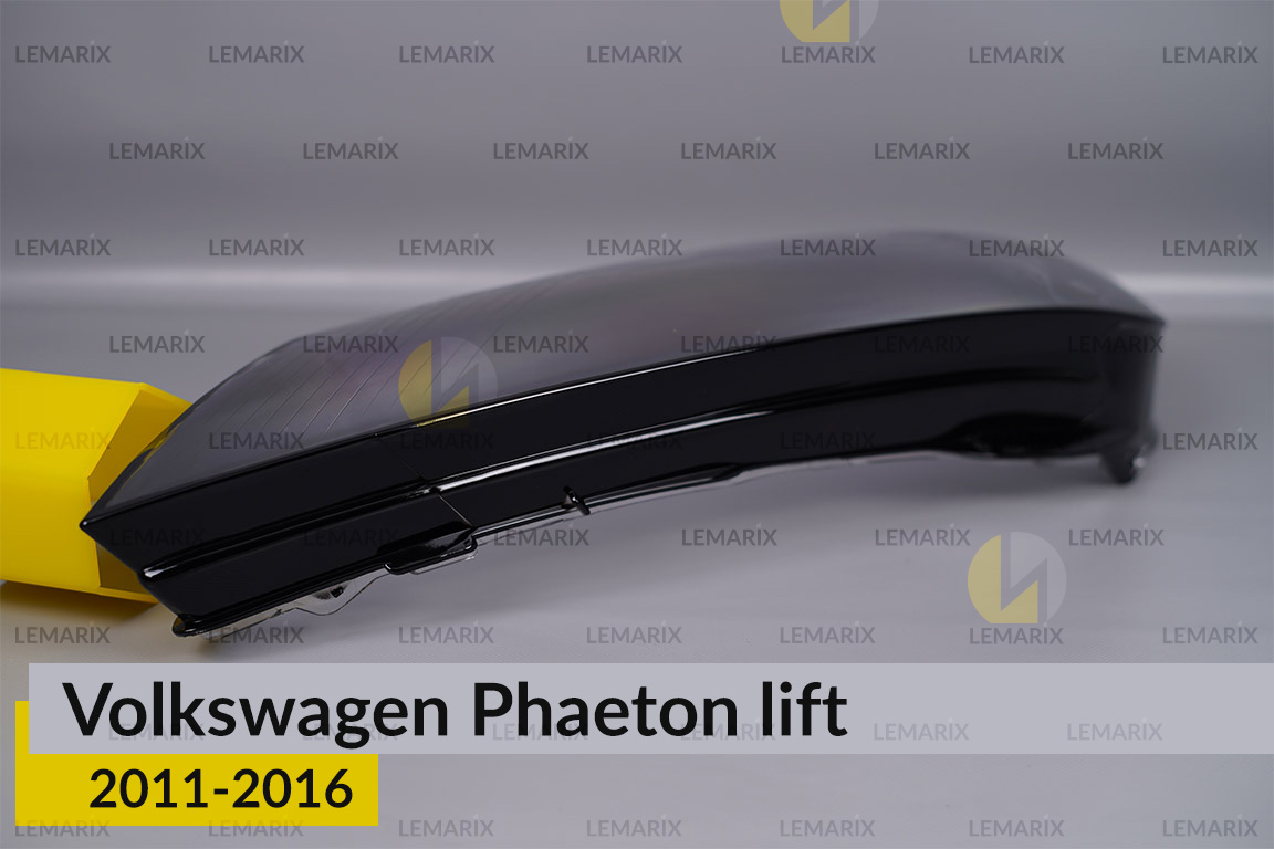 Скло фари VW Volkswagen Phaeton (2011-2016) рест ліве