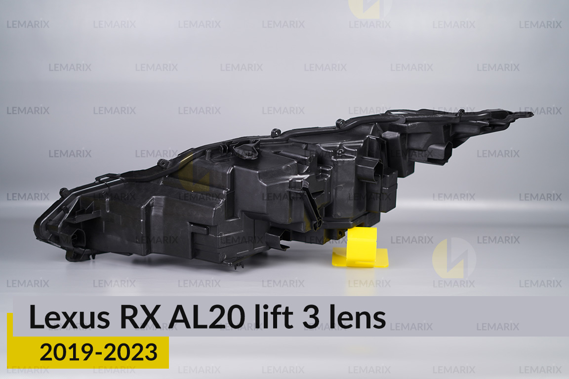 Корпус фари Lexus RX AL20 3 лінзи (2019-2023) рест правий
