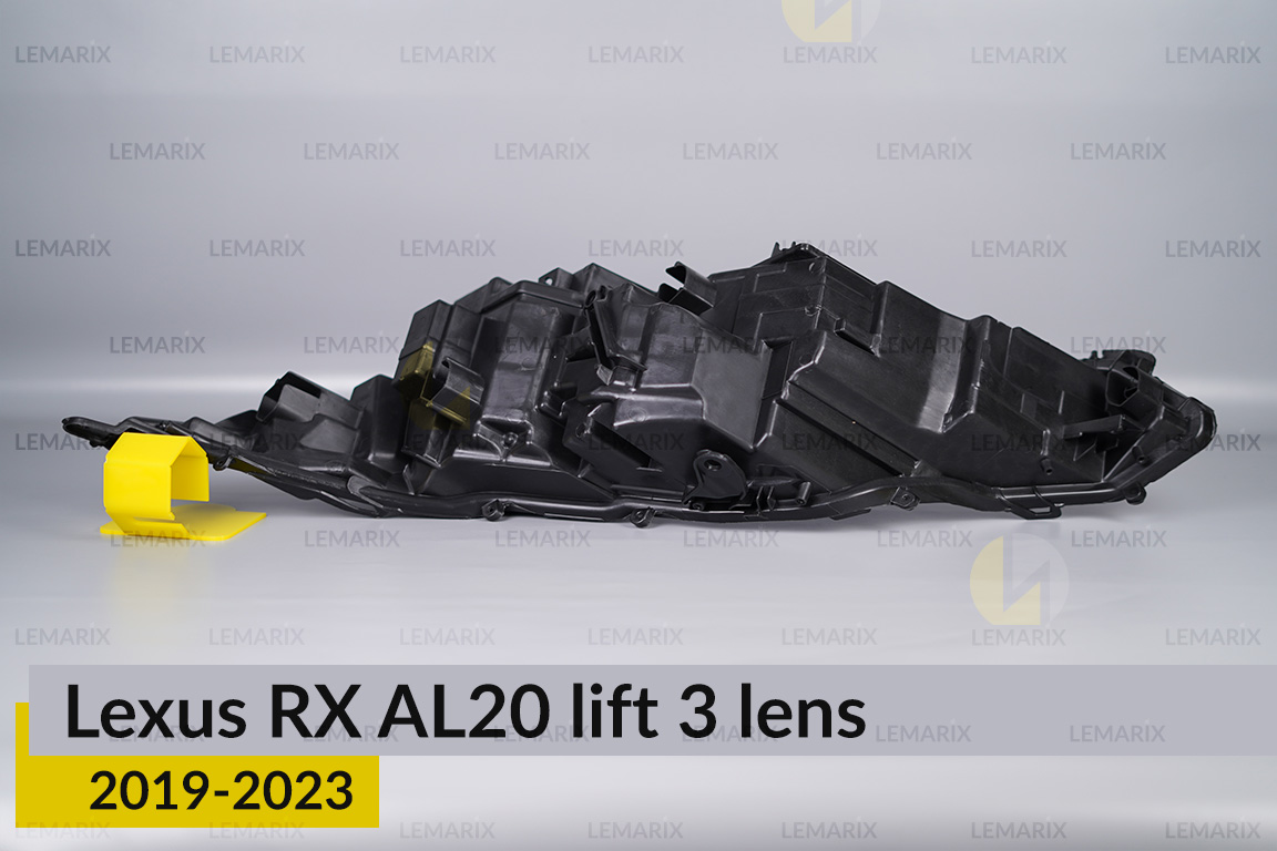Корпус фари Lexus RX AL20 3 лінзи (2019-2023) рест правий