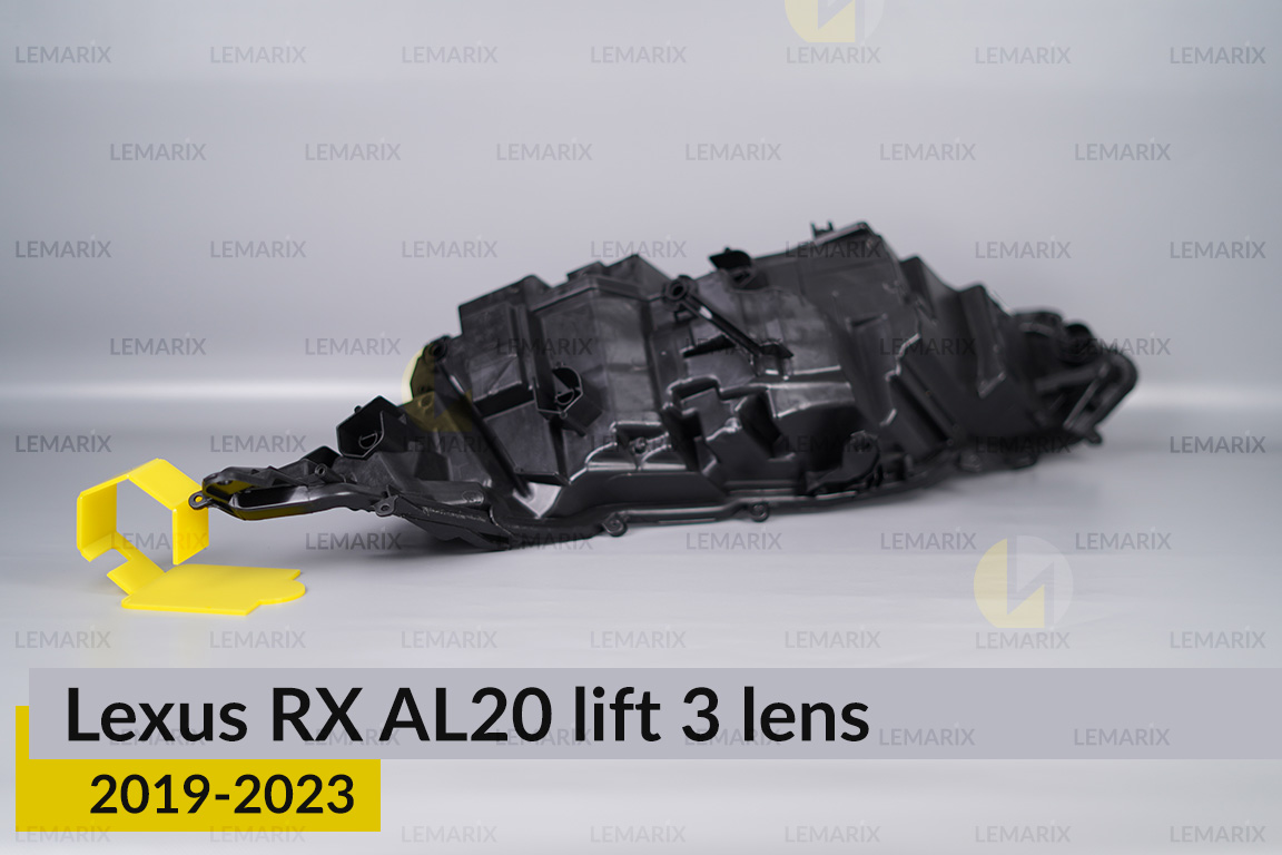 Корпус фари Lexus RX AL20 3 лінзи (2019-2023) рест правий