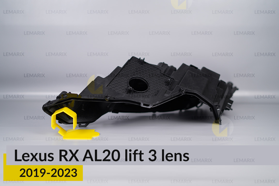 Корпус фари Lexus RX AL20 3 лінзи (2019-2023) рест правий