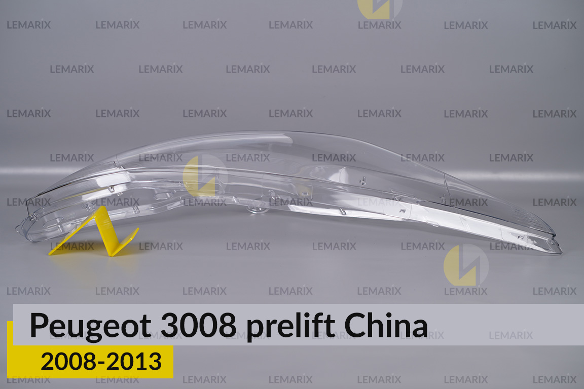 Скло фари Peugeot 3008 China (2008-2013) дорест праве