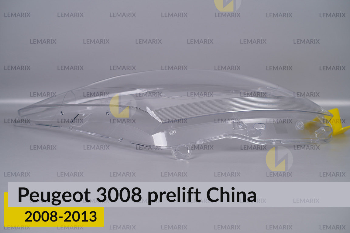 Скло фари Peugeot 3008 China (2008-2013) дорест праве