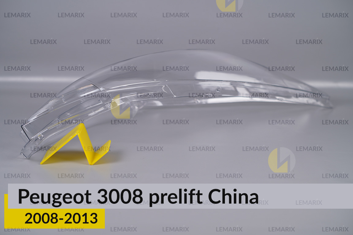 Скло фари Peugeot 3008 China (2008-2013) дорест праве