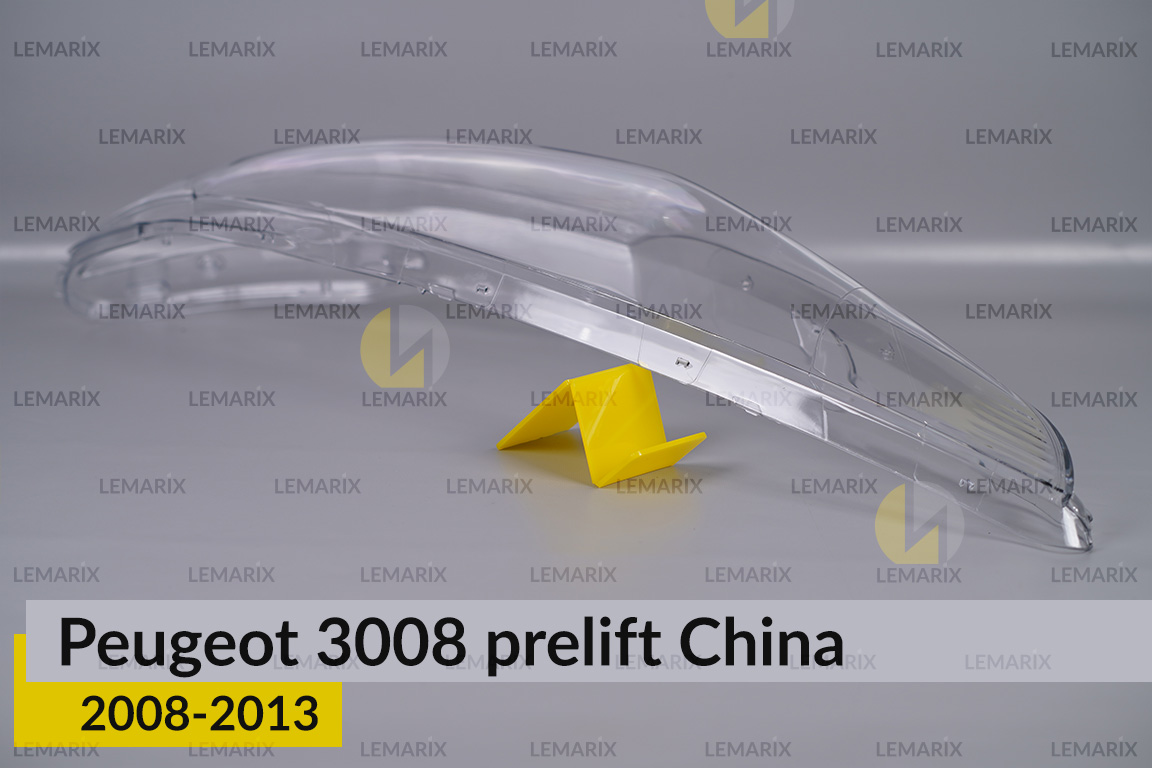 Скло фари Peugeot 3008 China (2008-2013) дорест праве