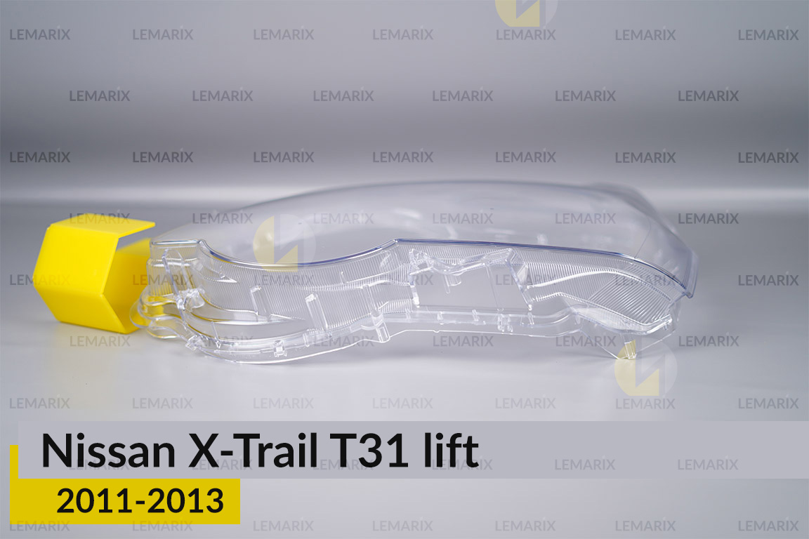 Скло фари Nissan X-Trail T31 (2011-2013) рест ліве