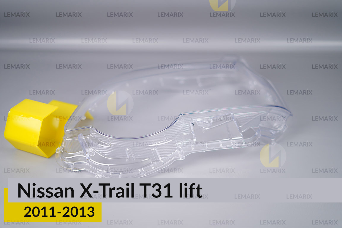 Скло фари Nissan X-Trail T31 (2011-2013) рест ліве