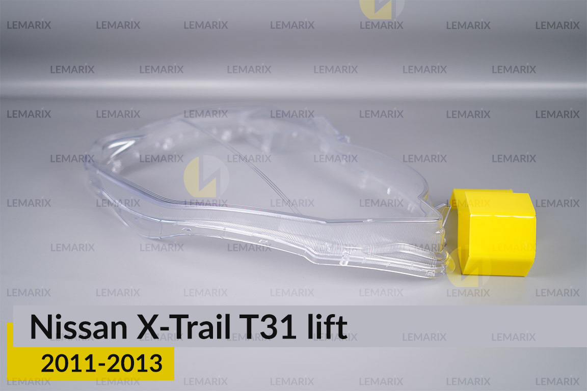 Скло фари Nissan X-Trail T31 (2011-2013) рест ліве