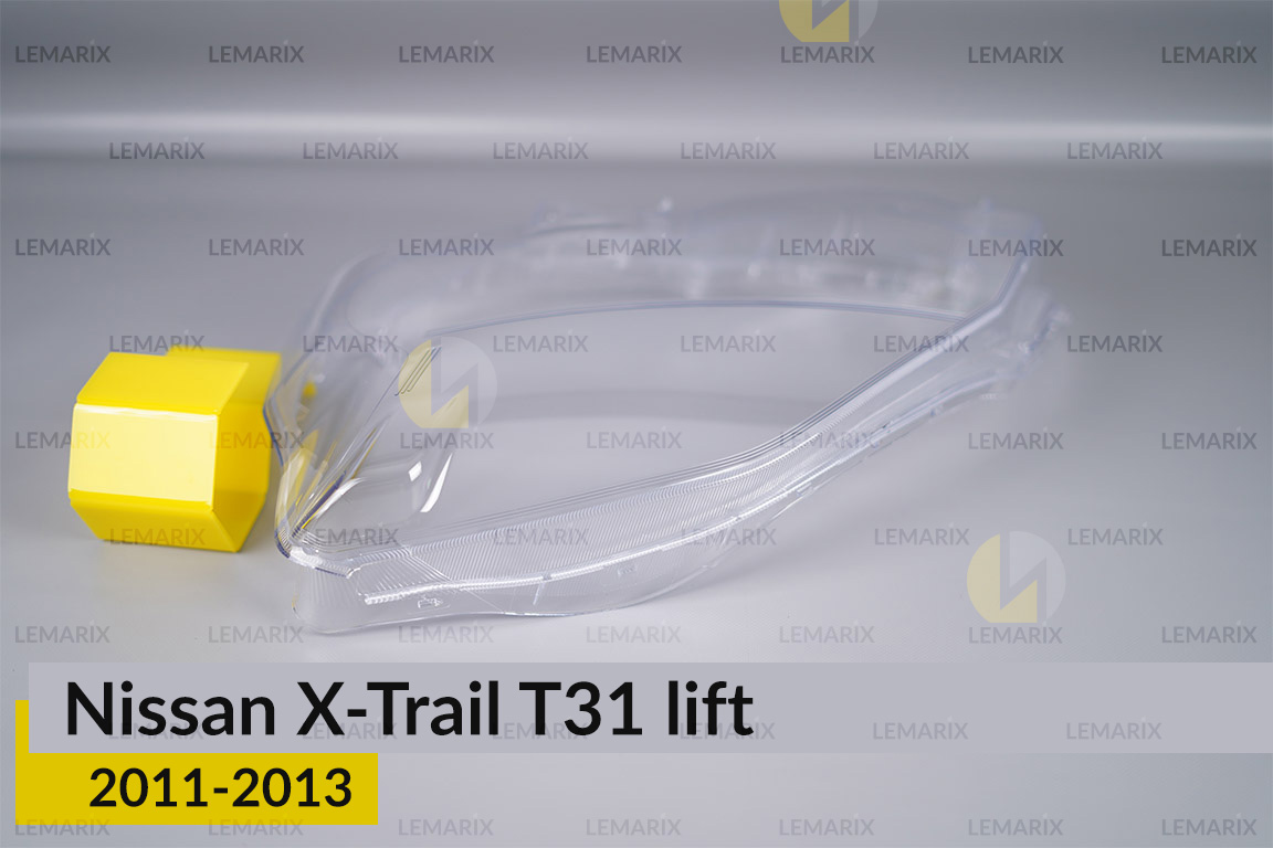 Скло фари Nissan X-Trail T31 (2011-2013) рест ліве