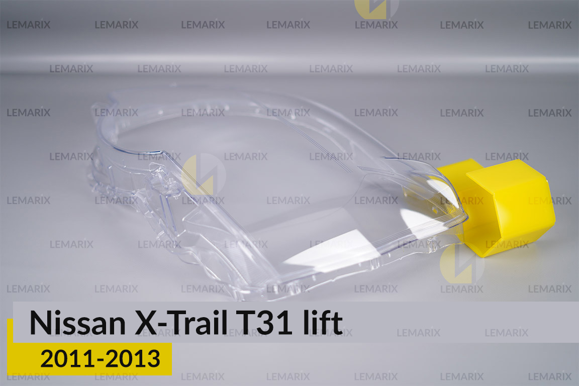 Скло фари Nissan X-Trail T31 (2011-2013) рест ліве