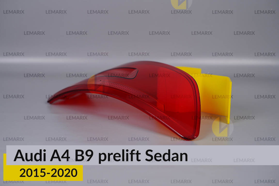 Скло заднього ліхтаря зовнішнє в крилі Audi A4 B9 Sedan (2015-2020) дорест ліве
